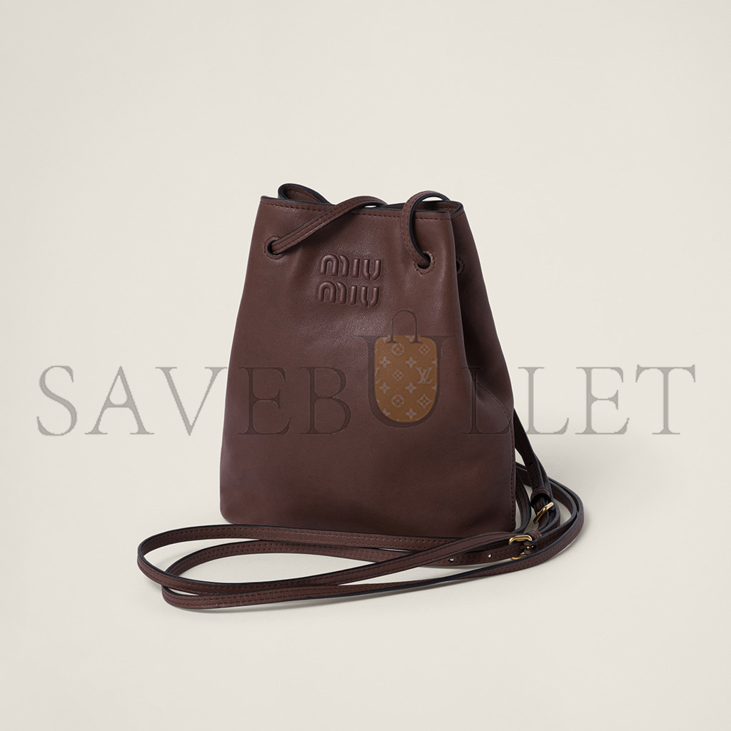 MIU MIU NAPPA LEATHER MINI-BAG 5NF460 (17*14*6cm) MIU MIU NAPPA LEATHER MINI-BAG 5NF460 (17*14*6cm)